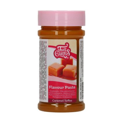 197300 ochucovaci pasta karamel toffee 100g funcakes