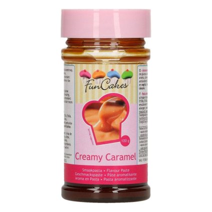188027 ochucovaci pasta kremovy karamel 100g funcakes