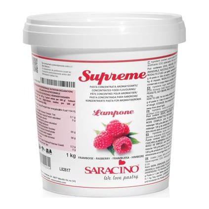 Ochucovací pasta malina 1kg - Saracino