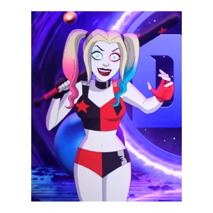 Jedlý papír HARLEY QUINN (● materiál FONDÁNOVÝ DECORLIST ✴️)