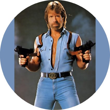 Jedlý papír Chuck Norris (● velikost 3,9cm (30 ks / A4) ☝, ● materiál FONDÁNOVÝ DECORLIST ✴️)