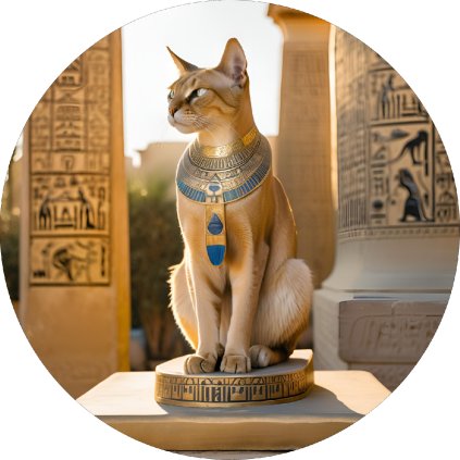 Jedlý papír kočka - Egypt
