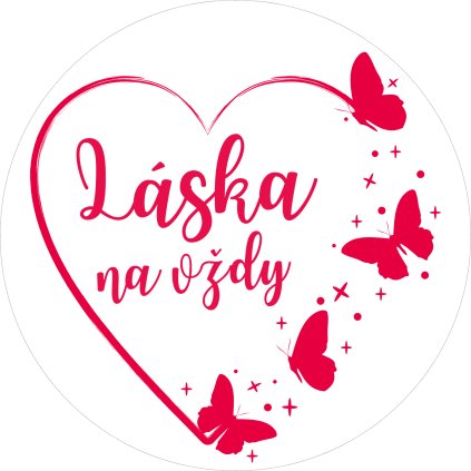 Jedlý papír láska na vždy