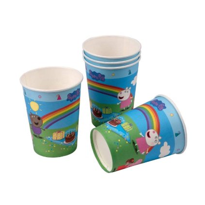 201380 papirove kelimky peppa pig 6ks 200ml tib