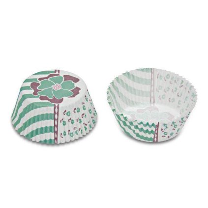 96245 1 papirovy kosicek tyrkysove kvety a pruhy stadter