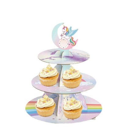 293162 papirovy stojan na muffiny a capcaky unicorn cakesicq