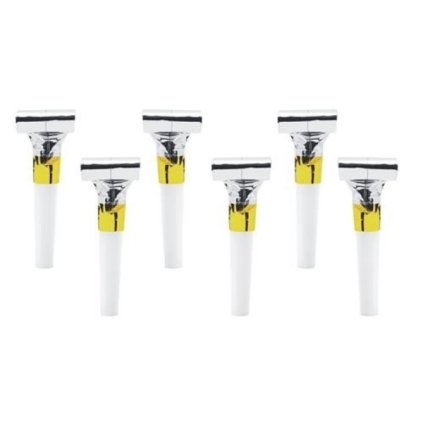 132509 partydeco frkacky stribrne 6 ks