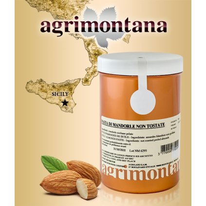851 pasta 100 sicilske mandle agrimontana 1 kg plechovka