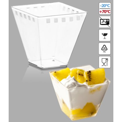 Pohárek PET Cubino 150ml  50 ks/bal