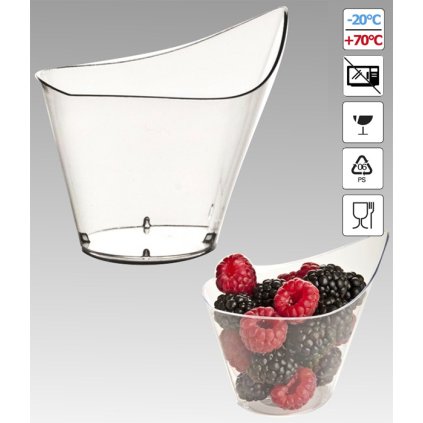 5261 poharek pet goccia 200ml kapka 50 ks bal