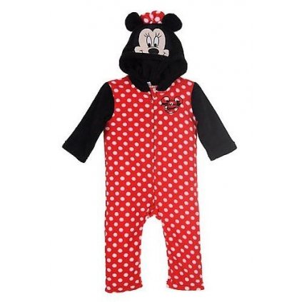 FLÍSOVÝ OVERAL MINNIE baby | velikost:   6 m.