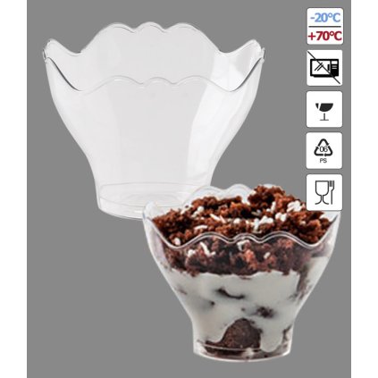 Pohárek PS Prego 250ml (čirý) 50 ks/bal