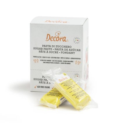 127055 1 extra tvrda potahovaci hmota 100g zluta decora