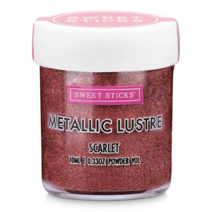 288388 prachova barva metalicka scarlet 10ml sweet sticks