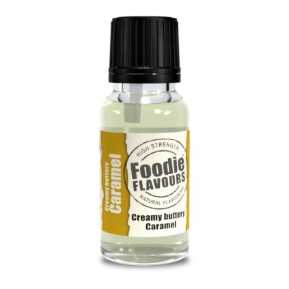 foodie flavours creamy buttery caramel natural food flavouring 15ml p5852 17974 image