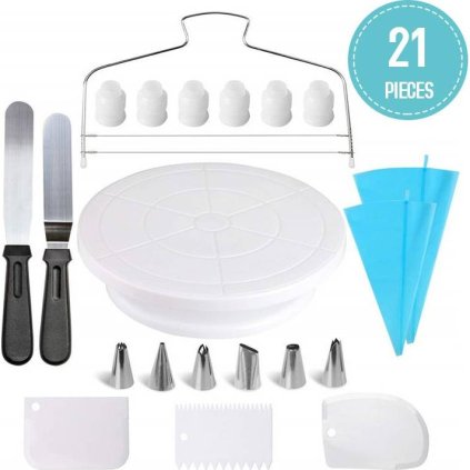 312866 sada na dekorovani dortu 21 kusu cakesicq