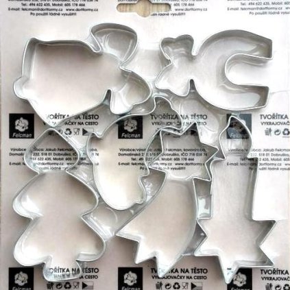 197648 sada tradicnich vykrajovatek vanocni pernicky 6ks