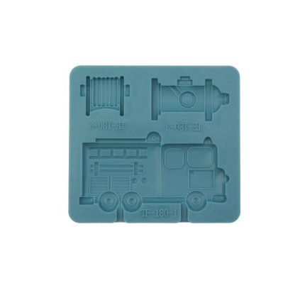 278780 silikonova formicka hasicke auto a hydrant 10x9 5cm cakesicq