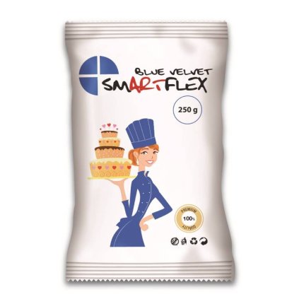 47567 fondan na dort smartflex blue velvet vanilkovy 250 g