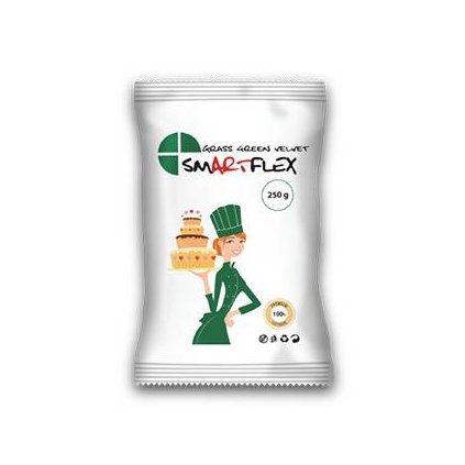 127646 1 fondan na dort smartflex grass green velvet vanilkovy 250 g