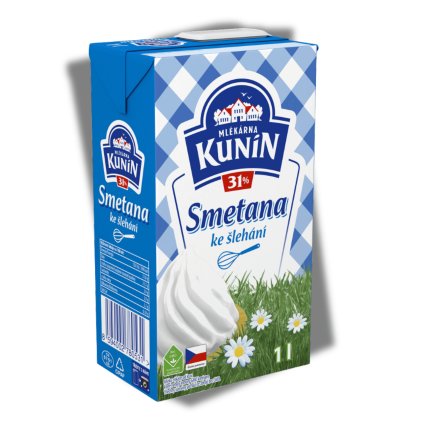 Smetana ke šlehání 31% na šlehání