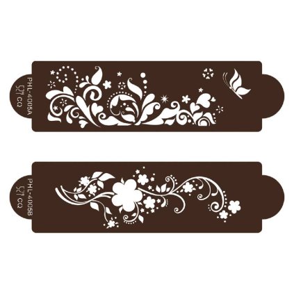 273267 stencil sablona jarni louka 2ks cakesicq