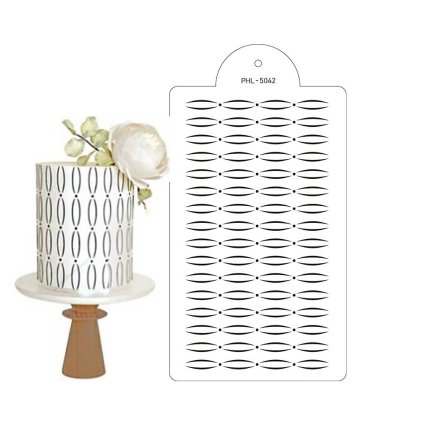 273207 stencil sablona tin 40x21cm cakesicq