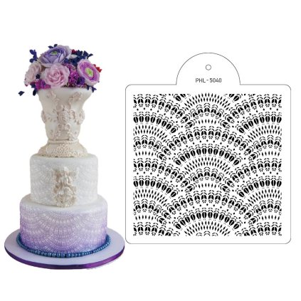 273201 stencil sablona vejir 30x26cm cakesicq