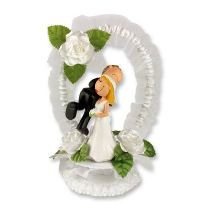 93956 1 svatebni figurka na dort 1ks zenich na uteku 240mm gunthart