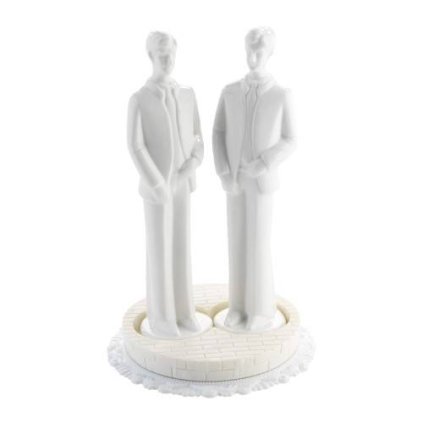 119330 1 svatebni figurka na dort bila gay gunthart