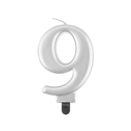 168812 godan svicka stribrna cislo 9