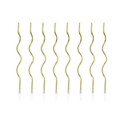 0013015 svicky zakroucene zlate 14 cm 8 ks 600