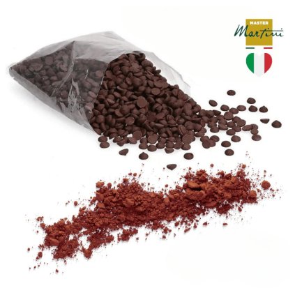 Tmavá kakaová poleva Master Martini Caribe 250g