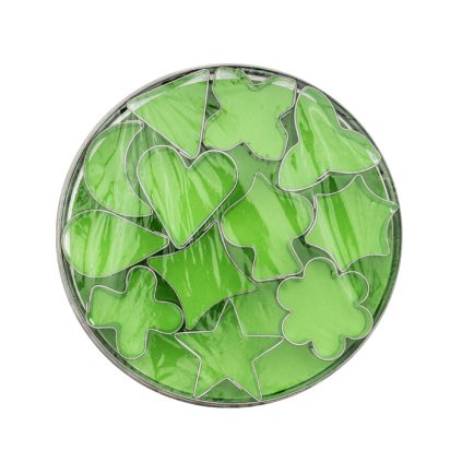 11987 vykrajovatka sada 12ks v doze ruzne tvary tvar 3 4 v 2cm