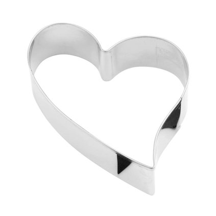 12359 vykrajovatko nerez srdce 8x9cm v 3cm