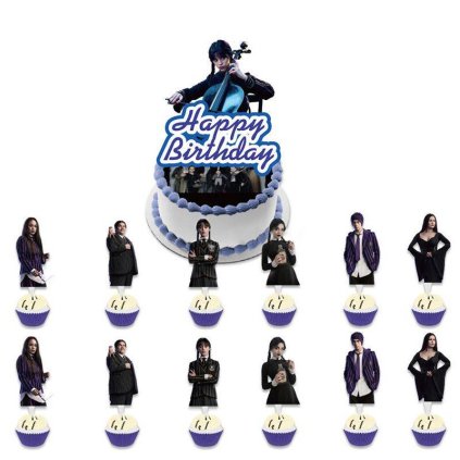 293366 zapich do dortu a muffinu 13ks wednesday cakesicq