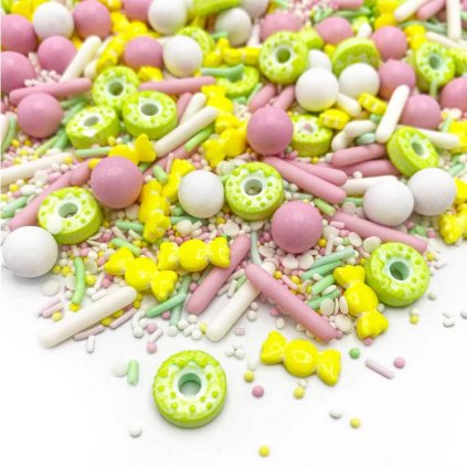 252144 zdobeni koblihy 90g happy sprinkles