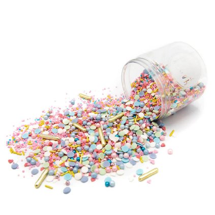 225914 zdobeni ruzova princezna 90g happy sprinkles