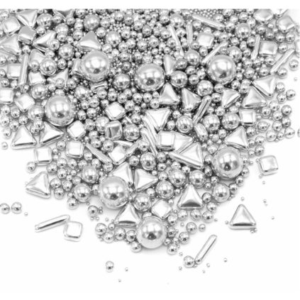 275247 zdobeni stribrna exploze 190g 2303 happy sprinkles
