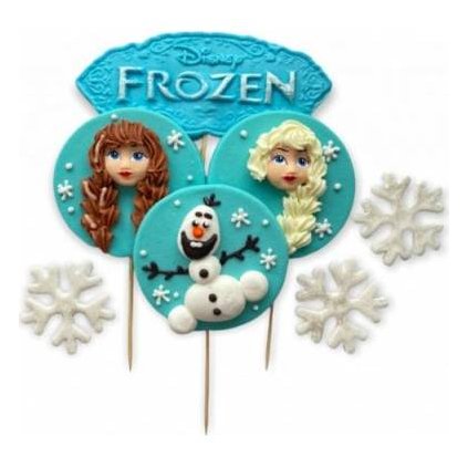 342002 cukrova figurka frozen zapich do dortu k decor