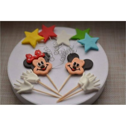 342017 cukrova figurka mickey 2d zapich do dortu k decor