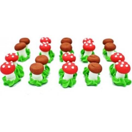 342575 cukrova figurka houby 20ks k decor