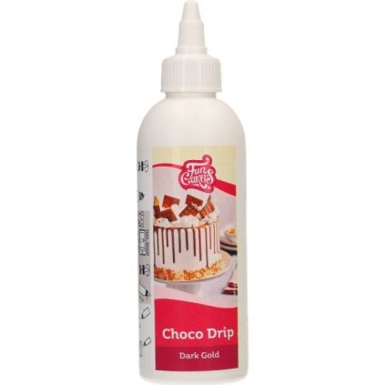 342746 choco poleva tmave zlata 180g funcakes