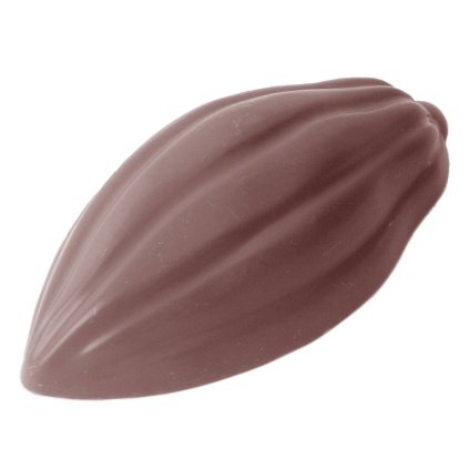 341243 forma na pralinky cokoladovy bob 50x24x12mm