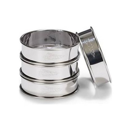 341726 rafky na tartaletky kruh 8cm 4ks patisse