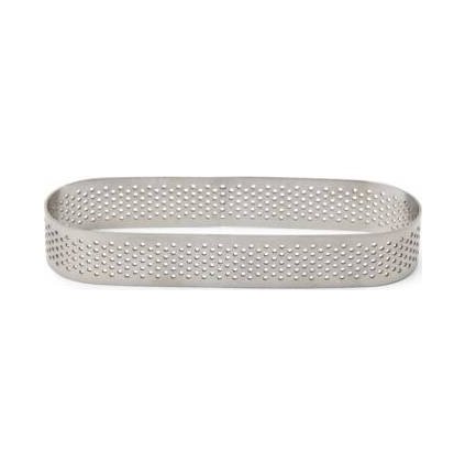 Perforovaná forma oval na tartaletky 13x4cm - Patisse
