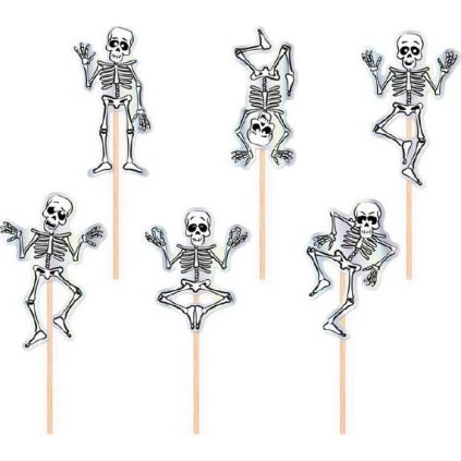 342305 zapich do muffinu kostlivci 6ks party pal