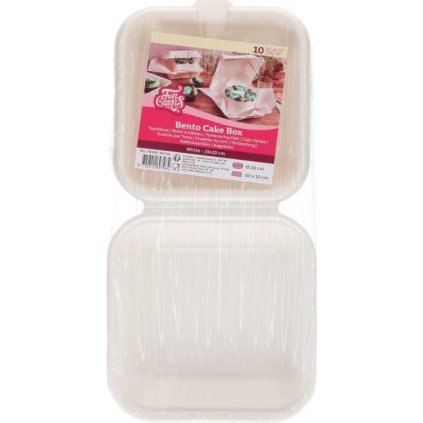 342740 krabicka na bento cake 15 x 15 cm 10 ks funcakes