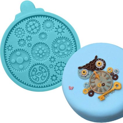 Silikonová formička - ozubená kolečka 10,5cm - Cakesicq  | Cukrářské potřeby