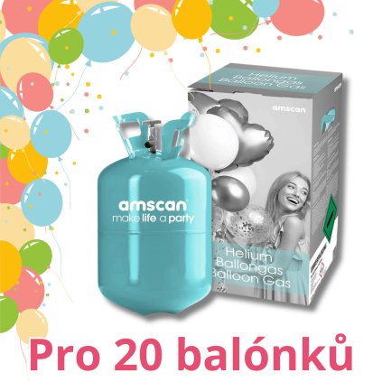 Party Hélium - Plyn pro nafukování narozeninových balónků